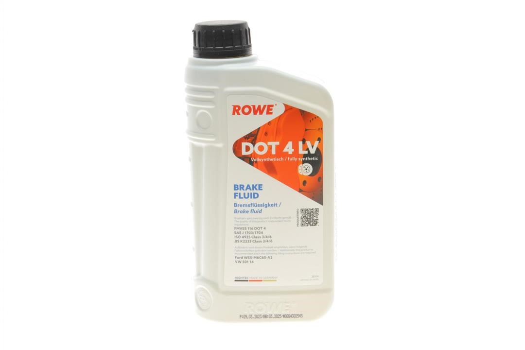 Rowe 25114-0010-99 Bremsflüssigkeit ROWE HIGHTEC DOT 4 LV, 1L 25114001099: Kaufen Sie zu einem guten Preis in Polen bei 2407.PL!