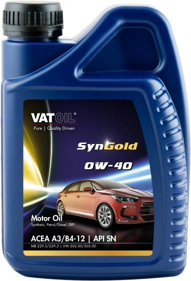 Vatoil 50536 Engine oil Vatoil SynGold 0W-40, 4L 50536: Buy near me in Poland at 2407.PL - Good price!
