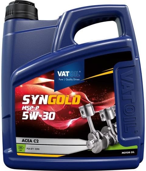 Vatoil 50773 Моторное масло Vatoil SynGold MSP-P 5W-30, 4л 50773: Купить в Польше - Отличная цена на 2407.PL!