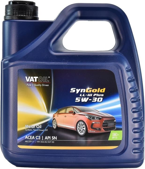 Vatoil 50642 Моторное масло Vatoil SynGold LL-III Plus 5W-30, 5л 50642: Отличная цена - Купить в Польше на 2407.PL!