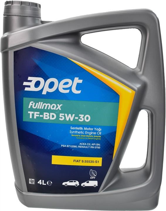 Opet 601366949 Engine oil Opet Fullmax TF-BD 5W-30, 4L 601366949: Buy near me in Poland at 2407.PL - Good price!