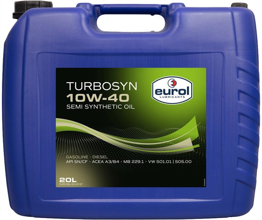 Eurol 100094 Engine oil Eurol Turbosyn 10W-40, 20L 100094: Buy near me in Poland at 2407.PL - Good price!