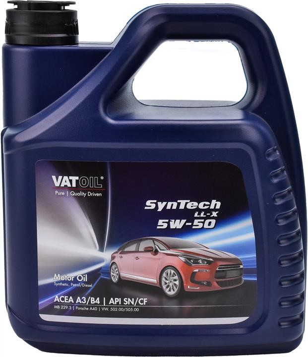 Vatoil 50398 Моторное масло Vatoil SynTech LL-X 5W-50, 4л 50398: Отличная цена - Купить в Польше на 2407.PL!