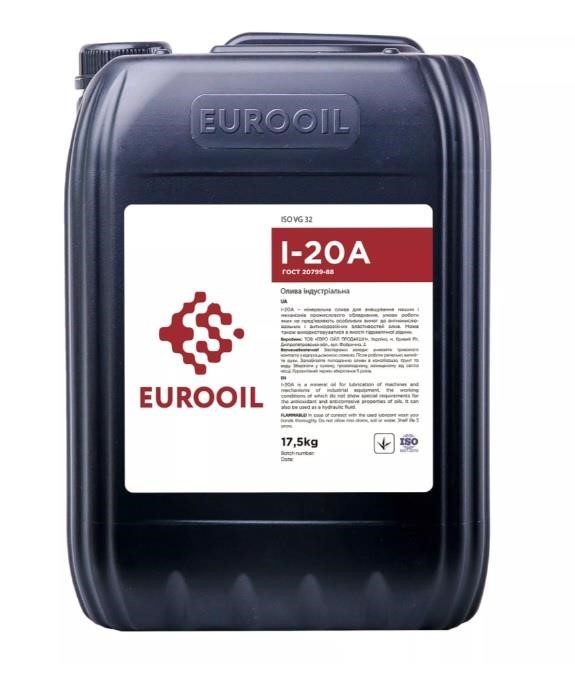 EUROOIL 1231805 Olej przemysłowy EUROOIL I-20А, 17,5L 1231805: Dobra cena w Polsce na 2407.PL - Kup Teraz!