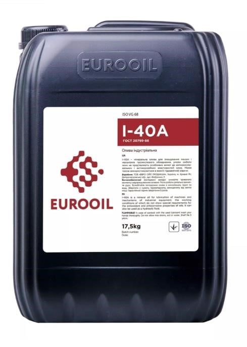 EUROOIL 1231807 Olej przemysłowy EUROOIL I-40A, 5L 1231807: Dobra cena w Polsce na 2407.PL - Kup Teraz!