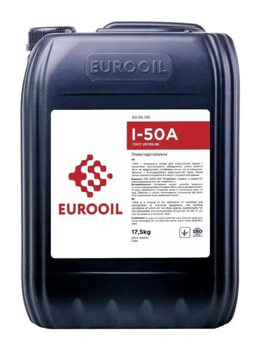 EUROOIL 1231808 Олива індустріальна EUROOIL E-OIL I-50, 17,5л 1231808: Приваблива ціна - Купити у Польщі на 2407.PL!