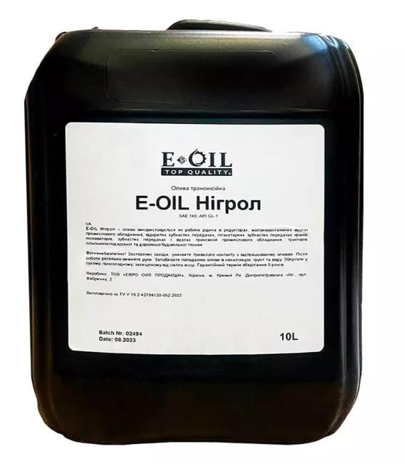EUROOIL 1278557 Transmission oil EUROOIL E-OIL, 9L 1278557: Buy near me in Poland at 2407.PL - Good price!