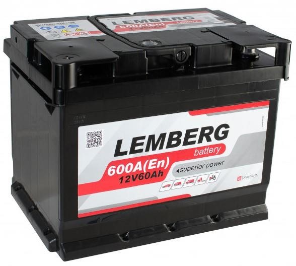 LEMBERG battery LB60-1 Battery LEMBERG battery 12V 60Ah 600A(EN) L+ LB601: Buy near me in Poland at 2407.PL - Good price!
