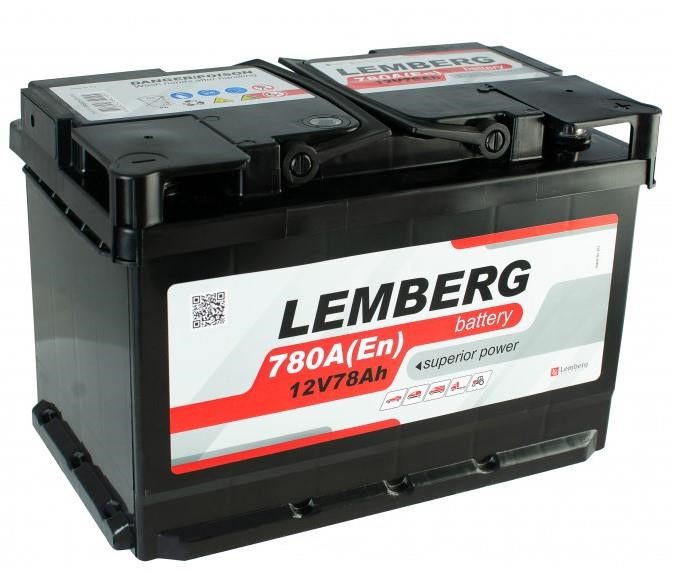 LEMBERG battery LB78-0 Battery LEMBERG battery 12V 78Ah 780A(EN) R+ LB780: Buy near me in Poland at 2407.PL - Good price!