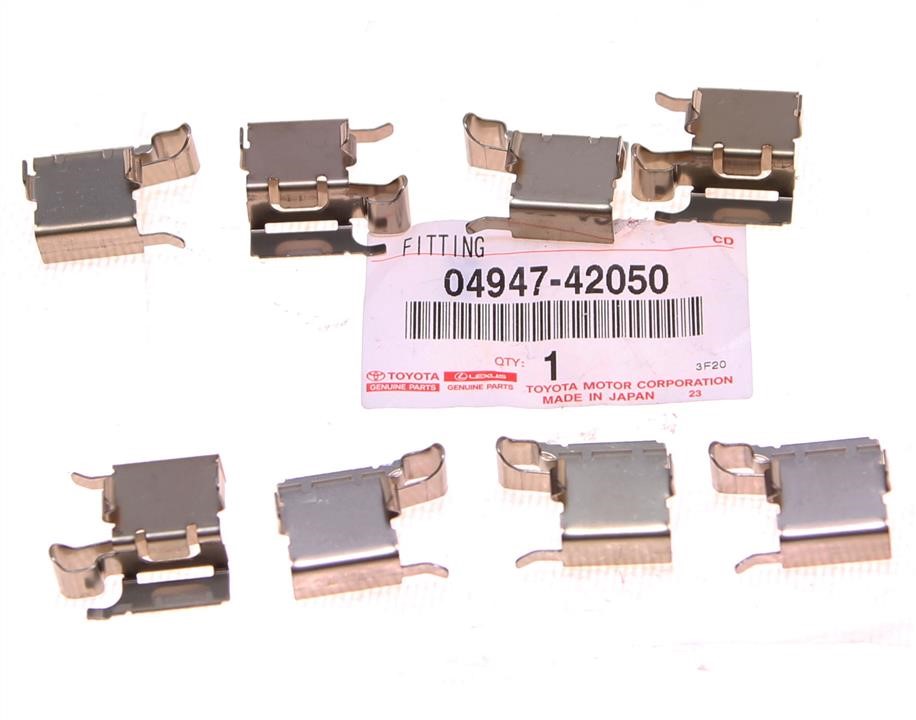 Mounting kit brake pads Toyota 04947-42050