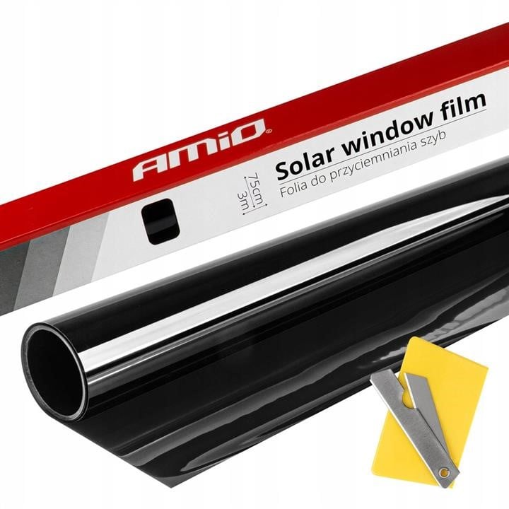 AMiO 01656 Window tinting film Dark Black 0.75x3m 15% 01656: Buy near me in Poland at 2407.PL - Good price!