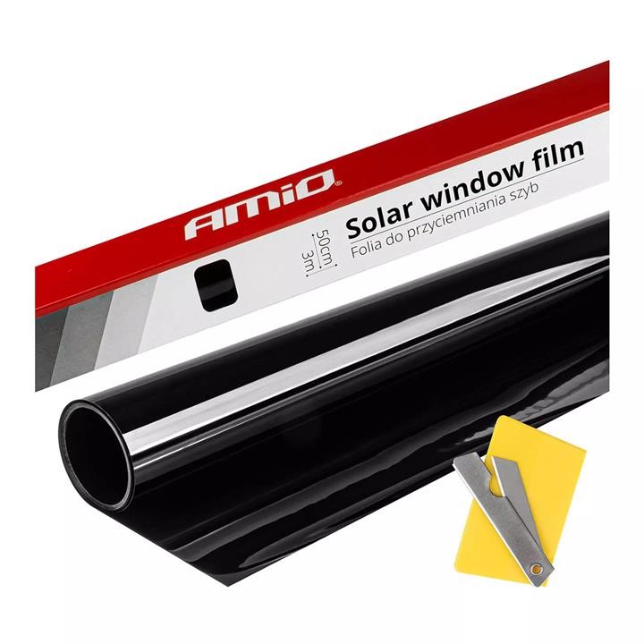 AMiO 01653 Window tinting film Super Dark Black 0.5x3m 5% 01653: Buy near me in Poland at 2407.PL - Good price!