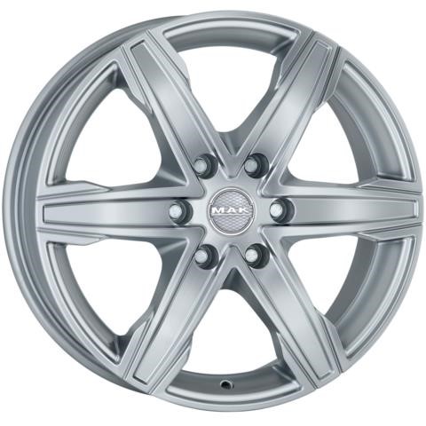 MAK F65606KSI20VH2 Light alloy wheel MAK KING6 6,5х16 6х139,7 ET20 DIA106,1 SILVER F65606KSI20VH2: Buy near me in Poland at 2407.PL - Good price!