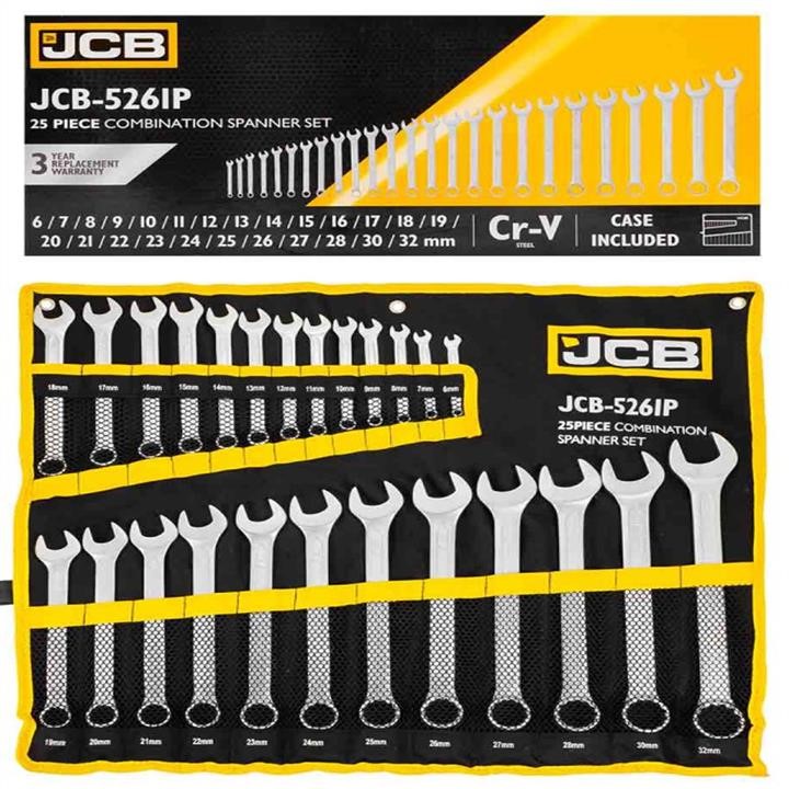JCB Tools JCB-5261P Zestaw kluczy kombinowanych JCB5261P: Dobra cena w Polsce na 2407.PL - Kup Teraz!