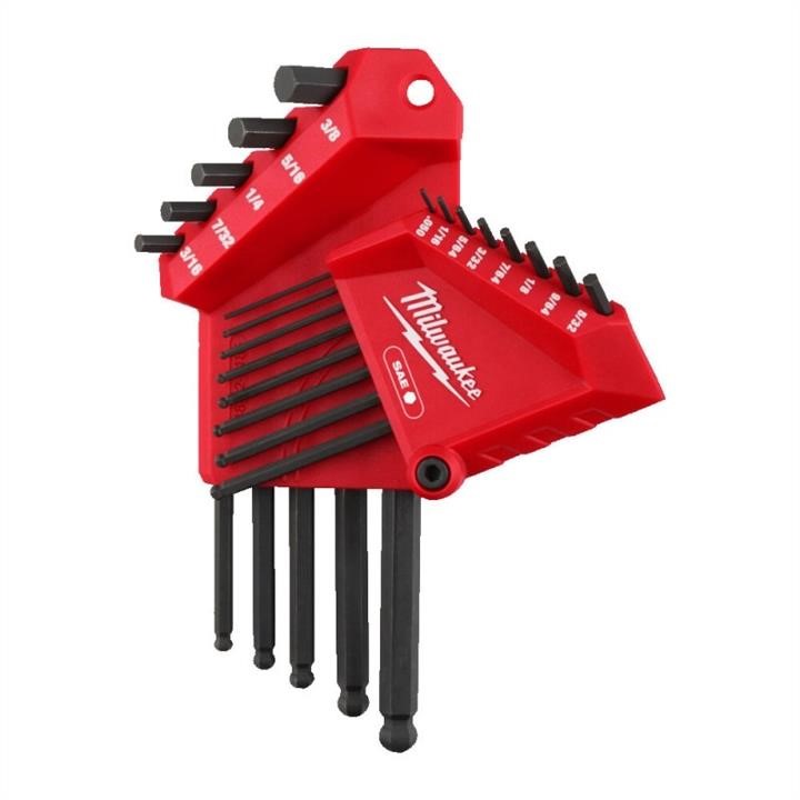 Milwaukee 4932493615 Set of inch hexagonal wrenches (0,050-3/8) 13 items Milwaukee 4932493615: Buy near me in Poland at 2407.PL - Good price!