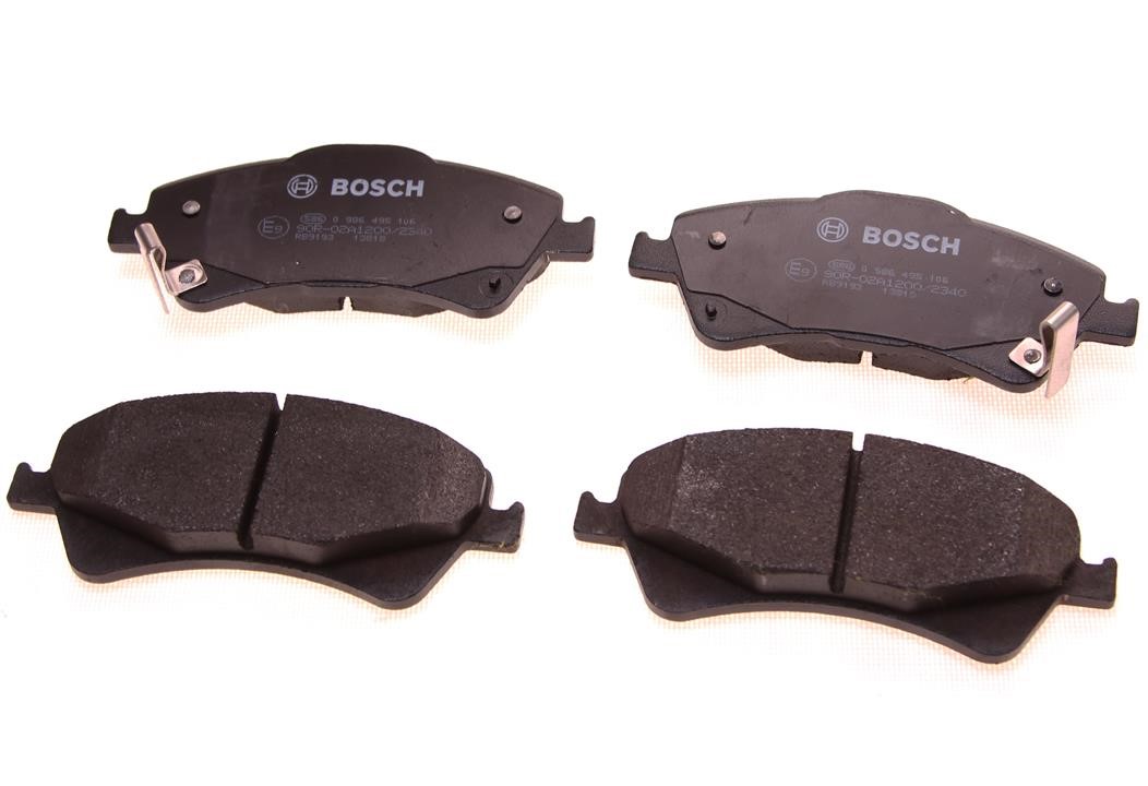 Bosch 0 986 495 106 Brake Pad Set, disc brake 0986495106: Buy near me in Poland at 2407.PL - Good price!