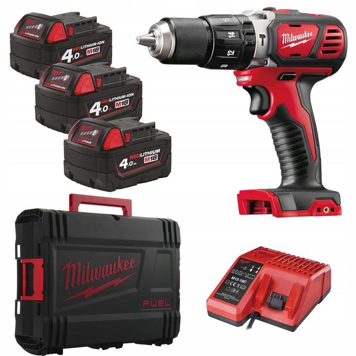 Milwaukee 4933448360 M18 Bpd-403C Drill/Driver In2 Pcs Milwaukee 4933448360: Buy near me in Poland at 2407.PL - Good price!