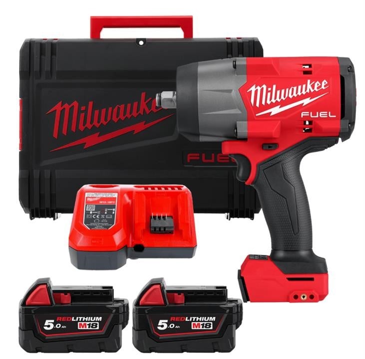 Milwaukee 4933492783 M18 Cordless Impact Wrench 1/2' Fhiw2F12-502X 2034Nm Power Pack Set 4933492783: Buy near me in Poland at 2407.PL - Good price!