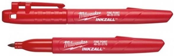 Milwaukee 48223170 Marker with Standard Tip - Red Milwaukee Pcs 48223170: Buy near me in Poland at 2407.PL - Good price!