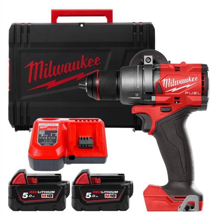 Milwaukee 4933479860 M18 Fpd3-502X Impact Drill In2 (Set With Charger + 2X Battery 5Ah) 4933479860: Buy near me in Poland at 2407.PL - Good price!