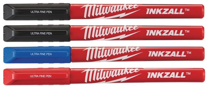 Milwaukee 48223165 Набор маркеров INKZALL Fine Tip (Синий/Красный/Черный) тонких 4шт Milwaukee 48223165: Отличная цена - Купить в Польше на 2407.PL!