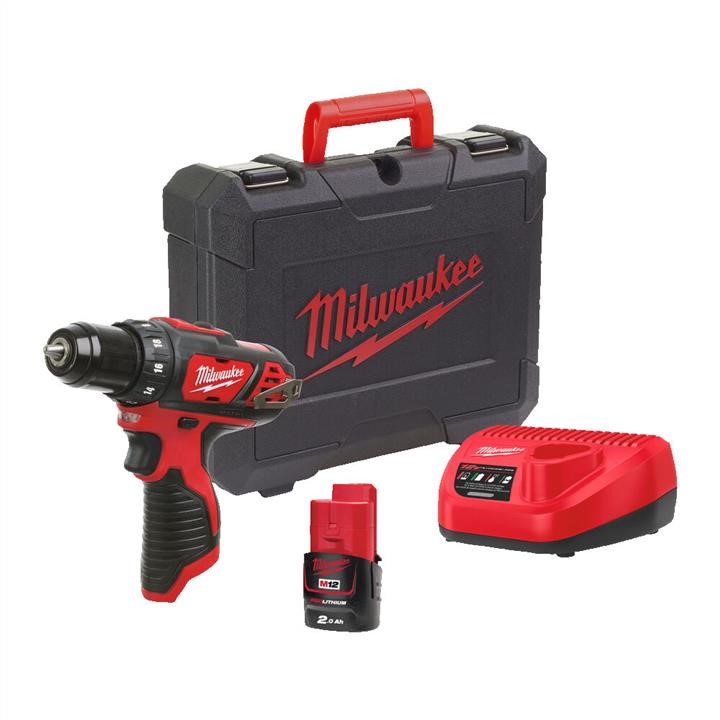 Milwaukee M12 Subkompatkowa Wiertarko-Wkretarka M12 Bdd-201C 12V Akum Milwaukee Zestaw – cena 1046 PLN