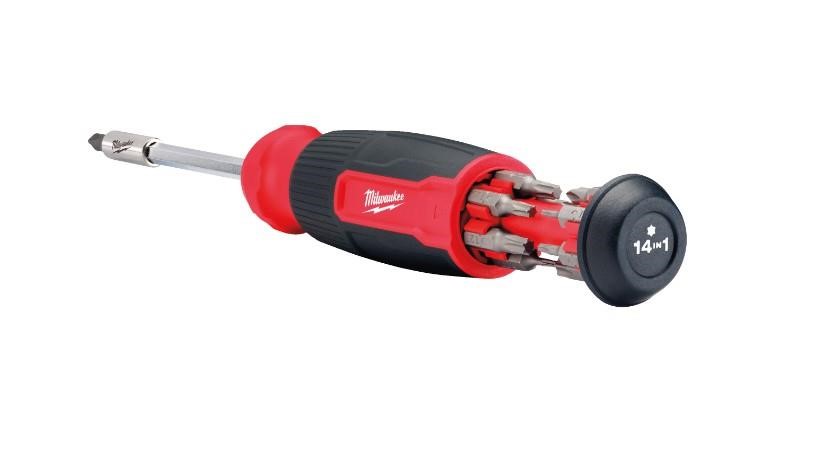 Screwdriver with replaceable inserts TORX Milwaukee, 14 in 1 Milwaukee 4932492810