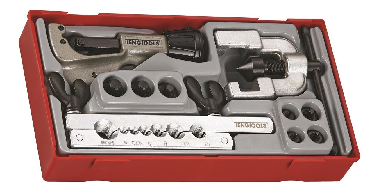 Teng Tools 144040102 Набір для розвальцювання трубок, 10 ін. 144040102: Купити у Польщі - Добра ціна на 2407.PL!