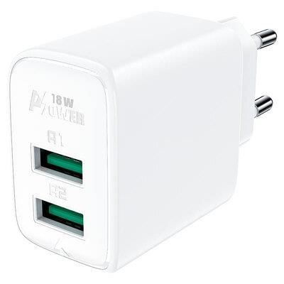 AceFast AFA33W Mains charger ACEFAST A33 QC18W (USB-A+USB-A) dual port charger White AFA33W: Buy near me in Poland at 2407.PL - Good price!