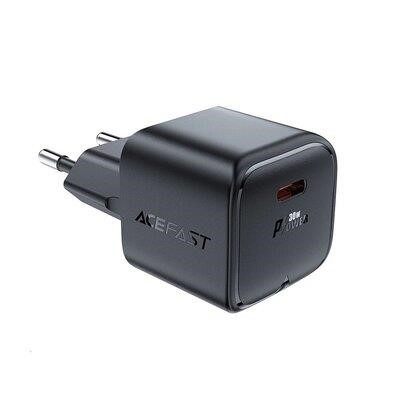 AceFast 6974316282662 Mains charger ACEFAST A77 mini PD30W GaN USB-C charger Black 6974316282662: Buy near me in Poland at 2407.PL - Good price!