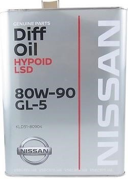 Nissan KLD31-80904 Olej przekładniowy Nissan Diff oil Hypoid LSD 80W-90, 4L KLD3180904: Dobra cena w Polsce na 2407.PL - Kup Teraz!