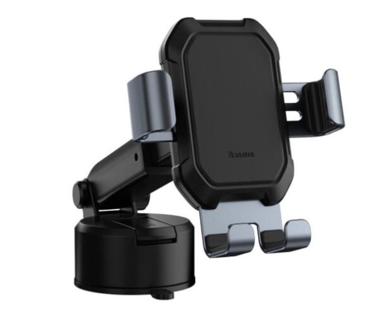 SUYLTK01 Baseus Halterung für Ihr Mobiltelefon Baseus Tank gravity car mount holder with suction base Tarnish Black