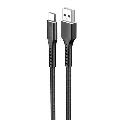 CHAROME 6974324910564 Кабель CHAROME C22-02 USB-A to USB-C aluminum alloy charging data cable Black 6974324910564: Отличная цена - Купить в Польше на 2407.PL!