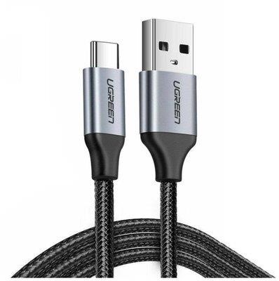 Ugreen UGR-60128 UGREEN US288 USB-A 2.0 to USB-C Cable Nickel Plating Aluminum Braid 2m (Black) (UGR-60128) UGR60128: Buy near me in Poland at 2407.PL - Good price!
