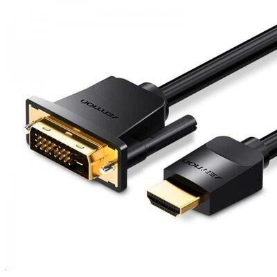 Vention ABFBI Kabel Vention HDMI to DVI Cable 3M Black (ABFBI) ABFBI: Dobra cena w Polsce na 2407.PL - Kup Teraz!
