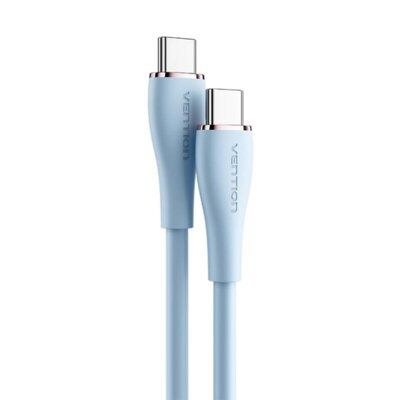 Vention TAWSG Vention USB 2.0 C Male to C Male 5A Cable 1.5M Light Blue Silicone Type (TAWSG) TAWSG: Buy near me in Poland at 2407.PL - Good price!