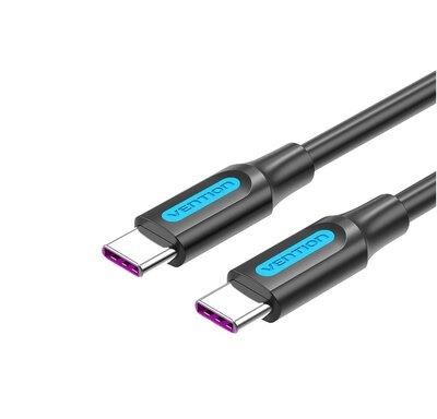 Vention COTBF Vention USB 2.0 C Male to C Male 5A Cable 1M Black PVC Type (COTBF) COTBF: Buy near me in Poland at 2407.PL - Good price!
