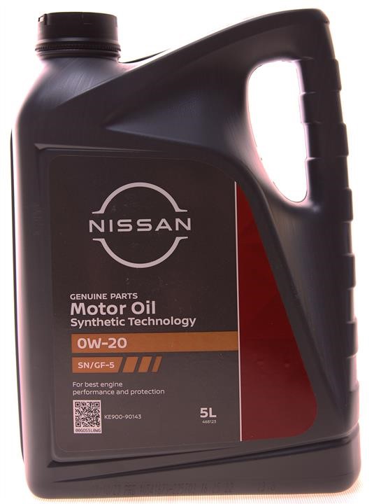 Nissan KE900-90143 Engine oil Nissan Motor Oil FS 0W-20, 5L KE90090143: Buy near me in Poland at 2407.PL - Good price!