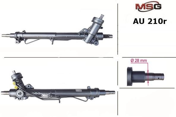 MSG Rebuilding AU210R Przekładnia kierownicza ze wspomaganiem hydraulicznym, regenerowana AU210R: Dobra cena w Polsce na 2407.PL - Kup Teraz!
