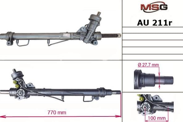 MSG Rebuilding AU211R Power steering restored AU211R: Buy near me in Poland at 2407.PL - Good price!