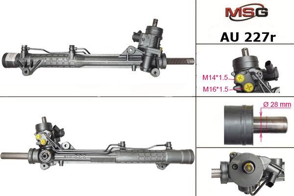 MSG Rebuilding AU227R Power steering restored AU227R: Buy near me in Poland at 2407.PL - Good price!