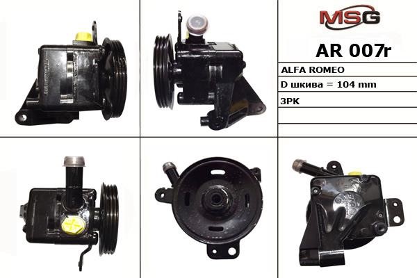 MSG Rebuilding AR007R Power steering pump reconditioned AR007R: Buy near me in Poland at 2407.PL - Good price!