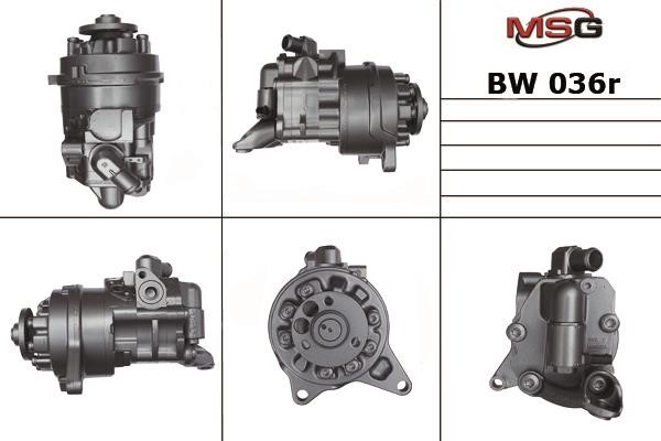 MSG Rebuilding BW036R Power steering pump reconditioned BW036R: Buy near me in Poland at 2407.PL - Good price!