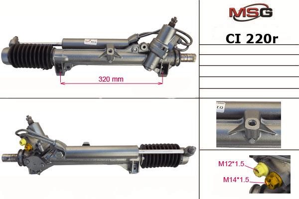 MSG Rebuilding CI220R Przekładnia kierownicza ze wspomaganiem hydraulicznym, regenerowana CI220R: Dobra cena w Polsce na 2407.PL - Kup Teraz!
