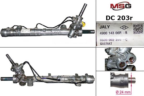 MSG Rebuilding DC203R Рулевая рейка с ГУР восстановленная DC203R: Отличная цена - Купить в Польше на 2407.PL!