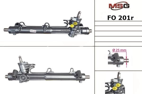 MSG Rebuilding FO201R Przekładnia kierownicza ze wspomaganiem hydraulicznym, regenerowana FO201R: Dobra cena w Polsce na 2407.PL - Kup Teraz!