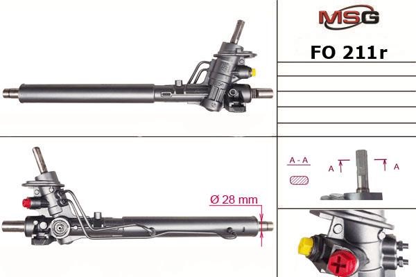MSG Rebuilding FO211R Przekładnia kierownicza ze wspomaganiem hydraulicznym, regenerowana FO211R: Dobra cena w Polsce na 2407.PL - Kup Teraz!