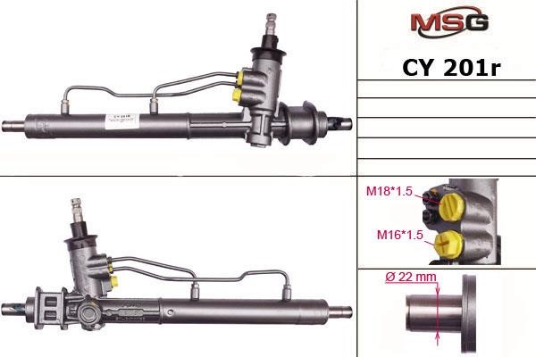 MSG Rebuilding CY201R Przekładnia kierownicza ze wspomaganiem hydraulicznym, regenerowana CY201R: Dobra cena w Polsce na 2407.PL - Kup Teraz!