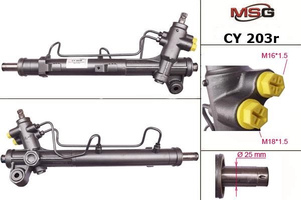 MSG Rebuilding CY203R Рулевая рейка с ГУР восстановленная CY203R: Отличная цена - Купить в Польше на 2407.PL!