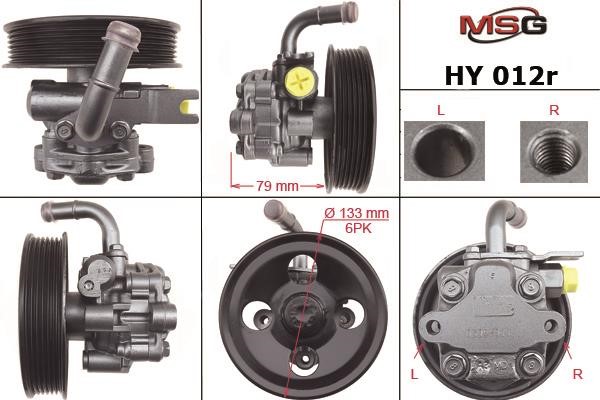 MSG Rebuilding HY012R Power steering pump reconditioned HY012R: Buy near me in Poland at 2407.PL - Good price!